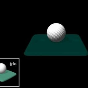 高尔夫球设备3d模型