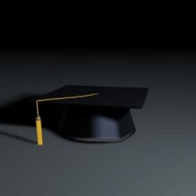 毕业帽3d模型