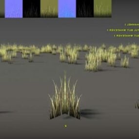نموذج حزمة العشب الواقعي ثلاثي الأبعاد