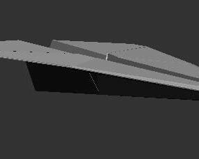 Scifi bommenwerpervliegtuig 3D-model