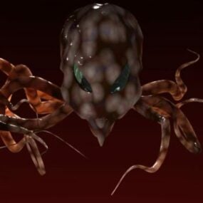نموذج الوحش الحيواني المريخي ثلاثي الأبعاد