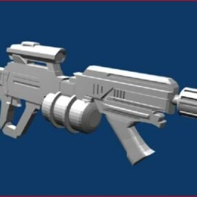 速度步枪枪3d模型