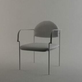 Modello 3d della sedia con maniglia