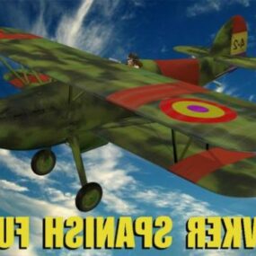هواپیمای جنگنده Heinkel He111b مدل سه بعدی