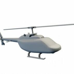 Hubschrauber Bell206 3D-Modell