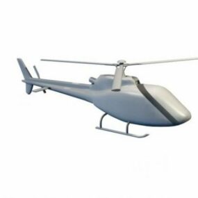 Eurocopter Helicopter As350 3d model