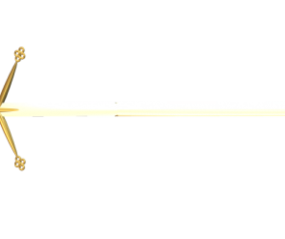 3д модель оружия-меча Клеймора