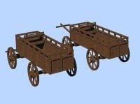 Bauernhofwagen 3D-Modell