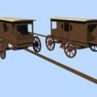 Carro de vagón medieval