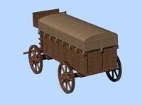 Medieval Wagon 3d model