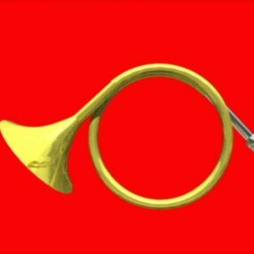 Brass Horn 3d model