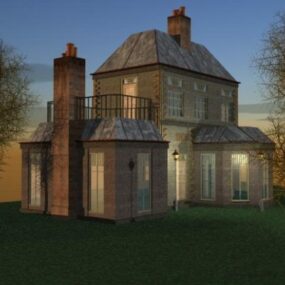 Oddělte 3D model domu