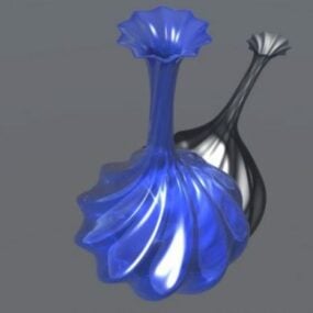 مدل سه بعدی تزیین گلدان کارافی