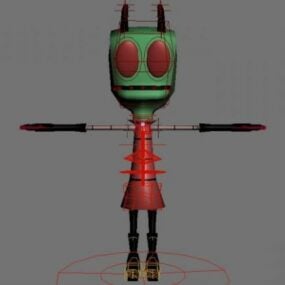Personaje de robot de juego modelo 3d
