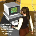 Science Computer With Girl Character