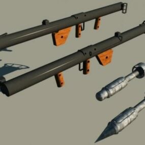 1D model Bazooka Gun Mk3