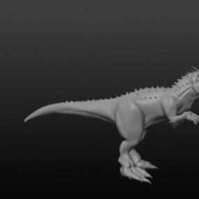 نموذج حيوان الديناصور إندومينوس ريكس ثلاثي الأبعاد