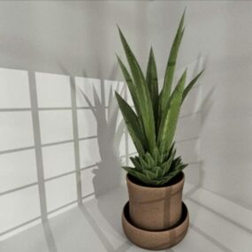Pot de plante d'intérieur modèle 3D