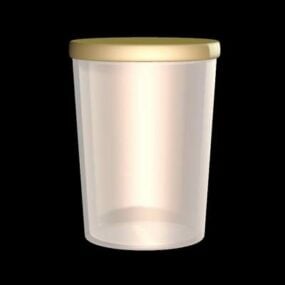 Jar With Cap 3d model