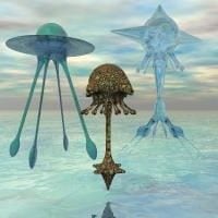 Fantasy Jellyfish 3d model