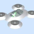 Futuristik Drone Aircar