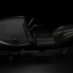 Black Jet Bike Speed Vehicle 3d model