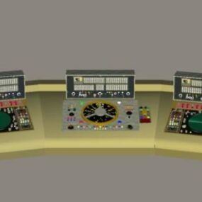 3д модель модуля контроллера космического корабля