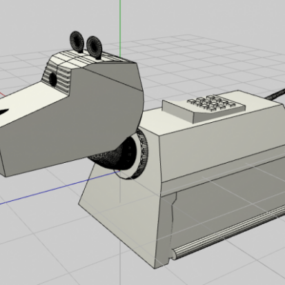 Roboterhund-Fahrzeugkonzept 3D-Modell