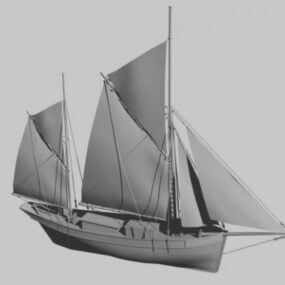 Military Ship 3d model