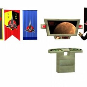Klingon Planet Accessories 3d model