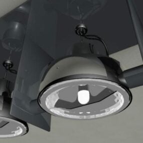 Spot Light Ceiling Lamp 3d model