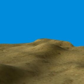 丘の土地3Dモデル