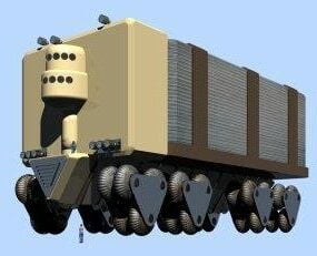 Cargo Truck Concept Vehicle 3d model