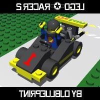 Lego Racer Car 3d model