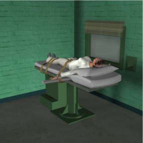 女の子による病院の致死注射3Dモデル