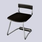 Leather Chair Cantilever Style