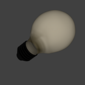 Source de lumière d'ampoule modèle 3D
