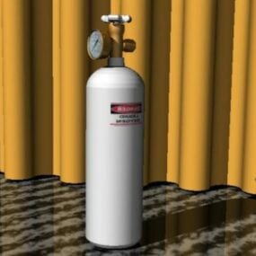 Gasdrucktank 3D-Modell