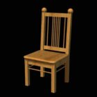 Простой деревянный стул для гостиной