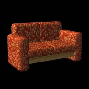 Poltrona divano da soggiorno modello 3d