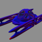 Futuristic Spaceship Toy
