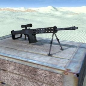 M82军用枪3d模型