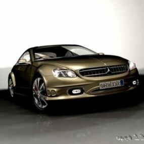 Spor Mercedes Araba 3D modeli