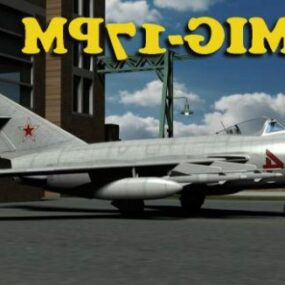 Russian Fighter Aircraft Mig 17pm 3d model