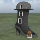 House Building Boot Shape
