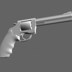 3д модель пистолета Магнум Кольт
