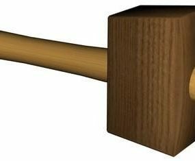Wood Hammer Tool 3d model