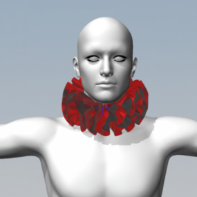 3D-Modell von Fashion Clothing Ruff