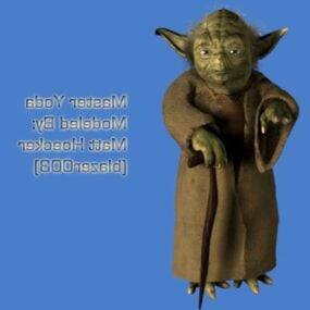 Yoda Starwars Character 3d-malli