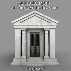 Mausoleum Temple Building 3d-modell